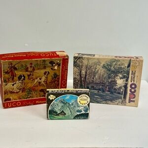 Lot  of 3 Vintage Tuco Puzzles